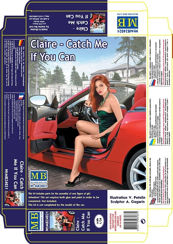 Master Box 24021 Dangerous Curves Series. Claire - Catch Me If You Can 1/24 – Bild 3