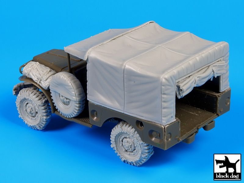 Black Dog T35102 US Dodge accessories set 1/35 – obrázek 3