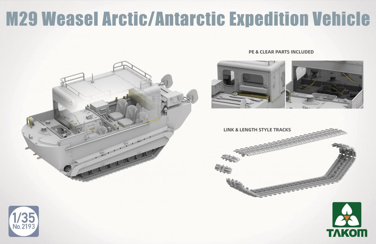 Takom 2193 M29 Weasel Arctic/Antarctic Expedition Vehicle 1/35 – Bild 3