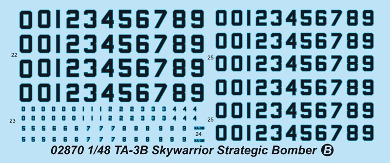 Trumpeter 02870 TA-3B Skywarrior Strategic Bomber 1/48 – image 13