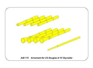 Aber A48115 Weapons set for the American Douglas A-1H Skyraider 1/48 – Bild 6