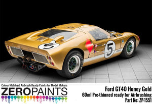 Zero Paints ZP-1551 Ford GT40 Honey Gold Paint 60ml – image 2