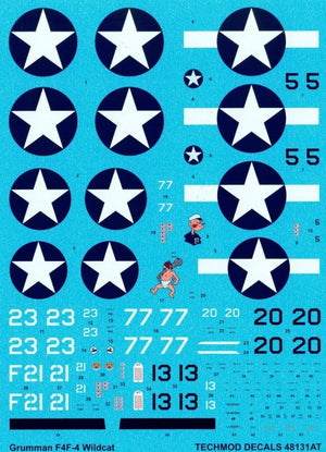 Techmod 48131 Grumman F4F-4 Wildcat 1/48