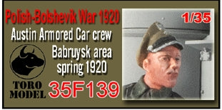 Toro Model 35F139 Załoga Samochodu Pancernego Austin - Bobrujsk, Wiosna 1920 - Wojna Polsko-Bolszewicka 1920 - Dwie Figurki Do Modelu MINIART 1/35