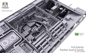 Takom 2097 Panther Ausf. And early production (full interior) 1/35 – image 4
