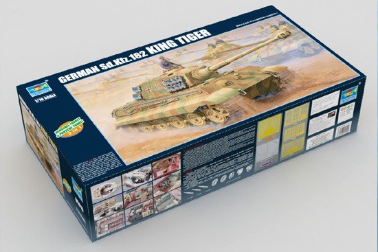Trumpeter 00910 German Kingtiger 2in1 (Henschel Turret Porsche Turret) 1/16 – image 2