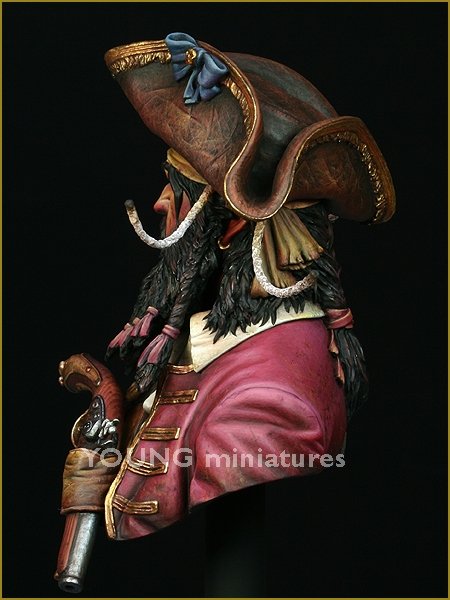 Young Miniatures YH1823 BLACK BEARD 1718 Queen Anne&amp;#39;s Revenge 1/10 – Bild 4
