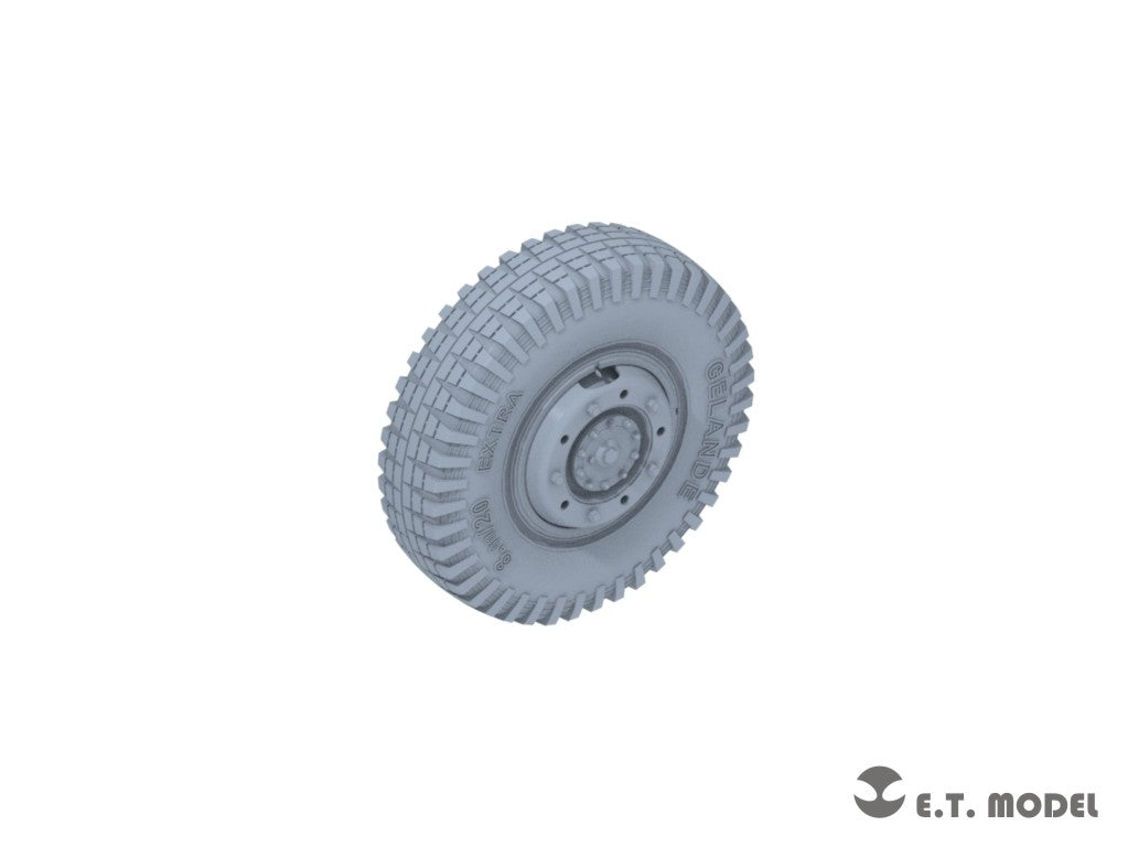 ET Model P35-101 WWII German Sd.Kfz.234 Small Diameter Weighted Wheels Type.1 1/35 – image 4