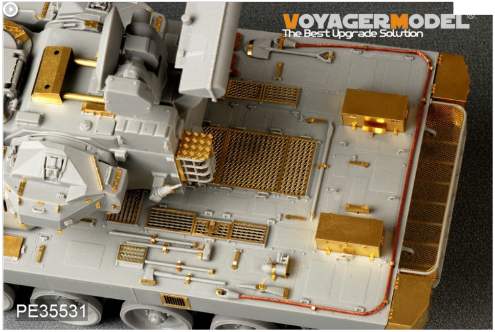 VOYAGER MODEL PE35531JGSDF type 87 Self-propelled anti-aircraft gun FOR TRUMPETER 01599 1/35 – obrázek 4