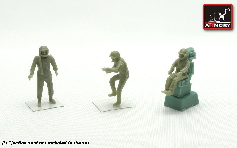 Armory Models F7213 Soviet pilots (modern air defense aviation) 1/72