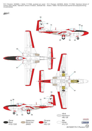 Special Hobby 72297 FH-1 Phantom Demonstration Teams and Trainers 1/72 – Bild 5
