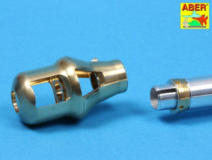 Aber 16L-08 Early muzzle brake for the barrel used on the early version of the Tiger I, King Tiger tank (Porsche turret) / Early muzzle brake used on German 8.8cm barrel Tiger I - early and Tiger II (Porsche turret) 1/16 – image 24