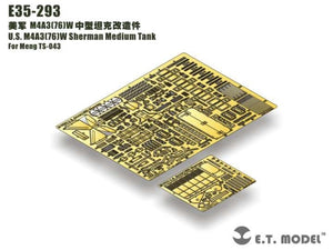 ET Model E35-293 US M4A3（76）W Sherman Medium For Meng TS-043 Tank – obrázek 2