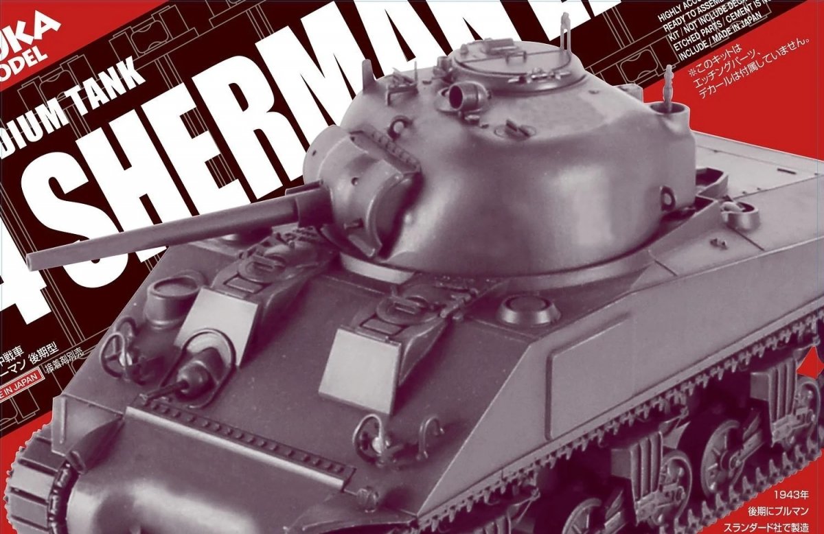 Asuka AS-004 US Medium Tank M4 Sherman Late 1/35