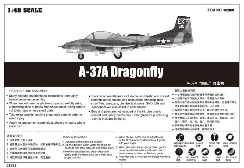 Trumpeter 02888 A-37A Dragonfly 1/48 – Bild 2