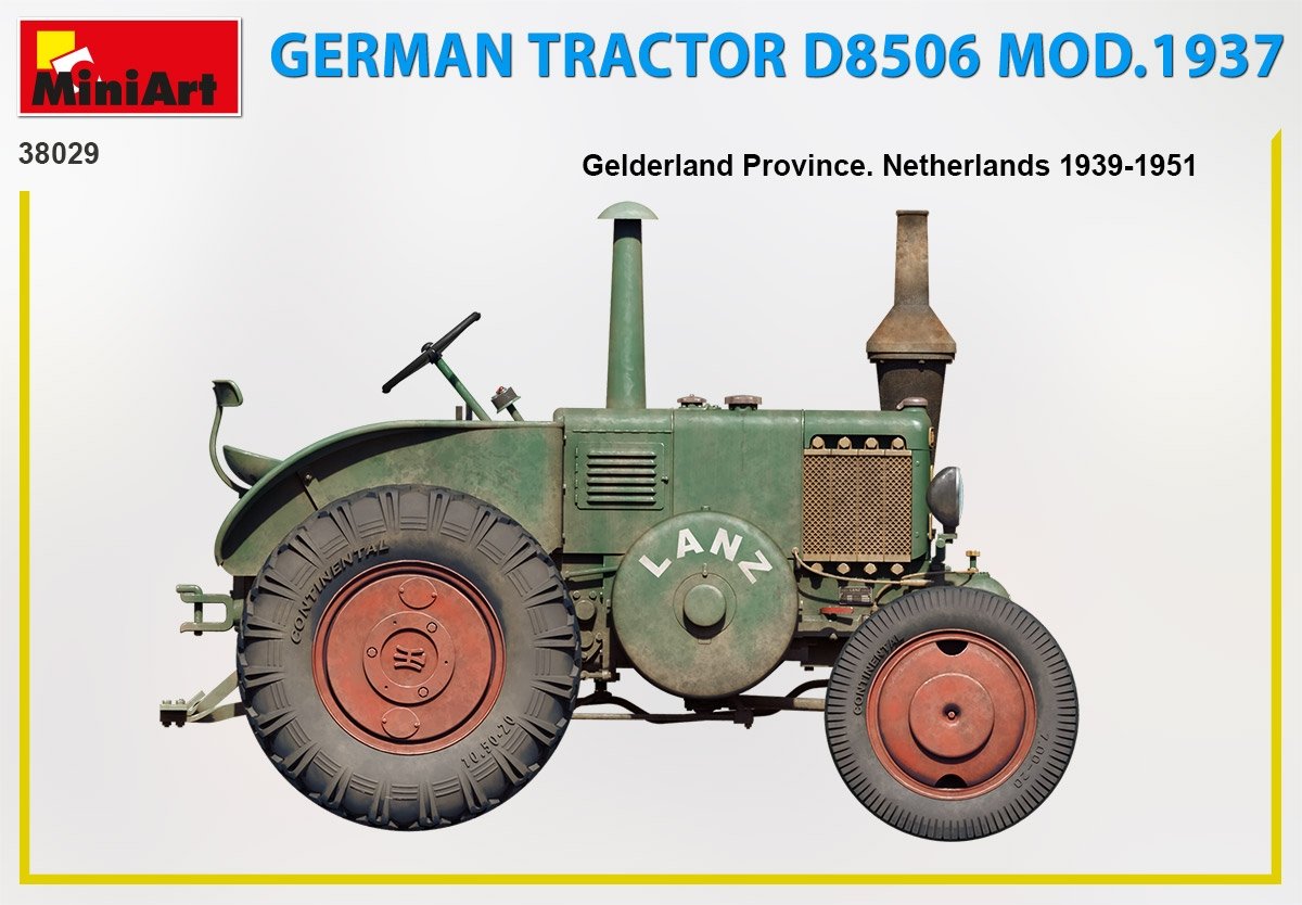 MiniArt 38029 GERMAN TRACTOR D8506 MOD. 1937 1/35 – image 6