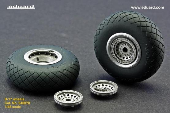 Eduard 648078 B-17 wheels 1/48 REVELL, MONOGRAM – image 4