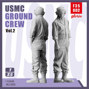 Gloria F35002 USMC Ground Crew Type 2 3D Printed Figures 1/35 – Bild 2