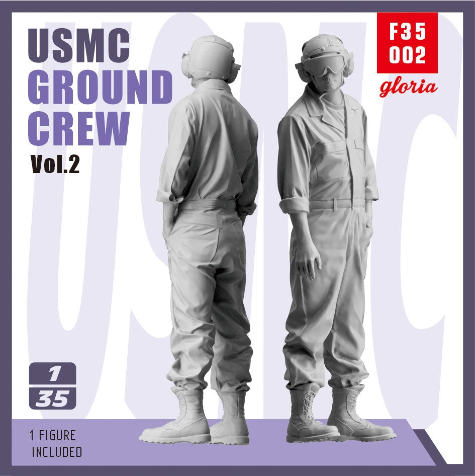 Gloria F35002 USMC Ground Crew Type 2 3D Printed Figures 1/35 – Bild 2