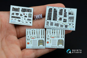 Quinta Studio QD+48448 F-4G early 3D-Printed &amp;amp; colored Interior on decal paper (Zoukei Mura SWS) (with 3D-printed resin parts) 1/48 – image 2