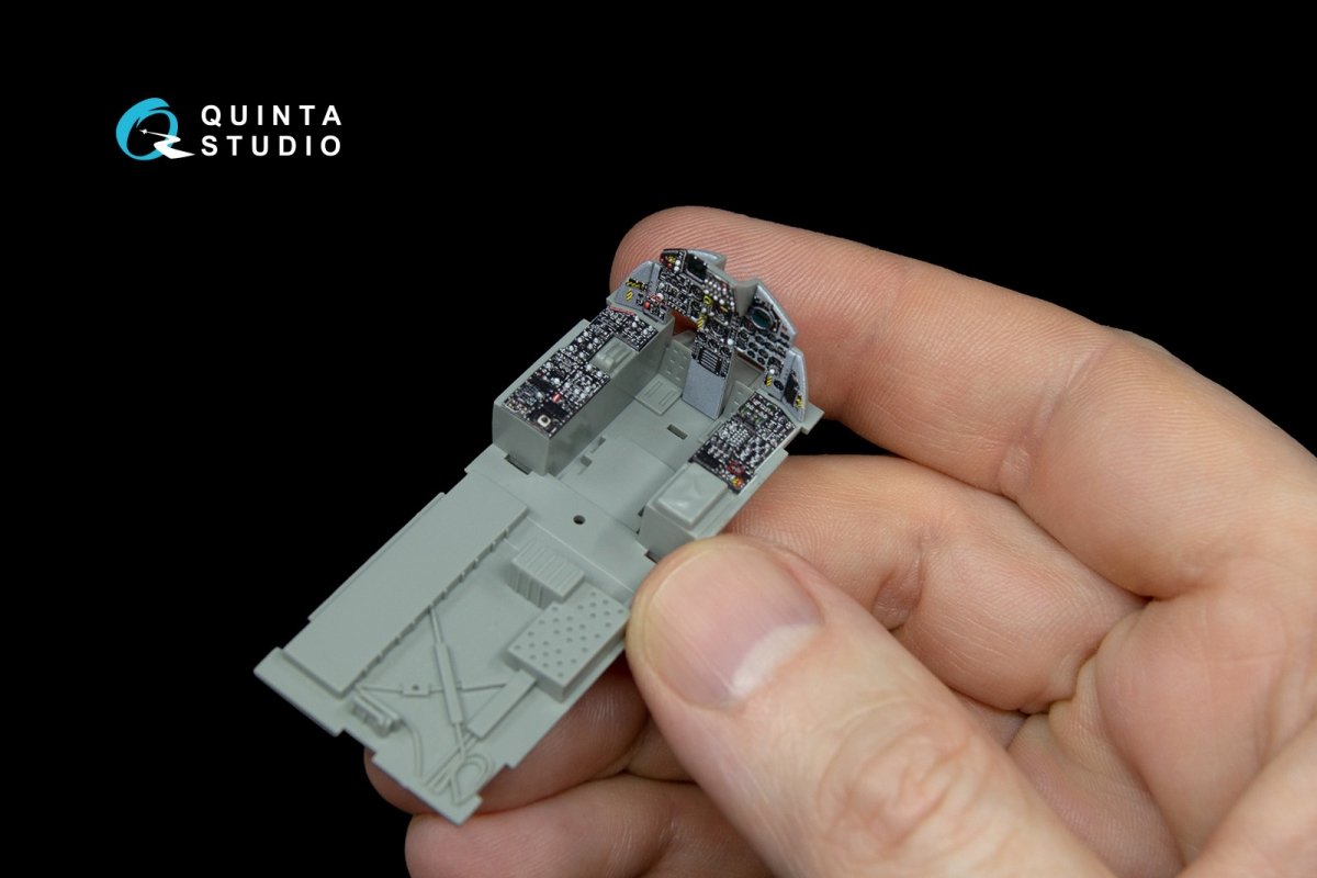 Quinta Studio QD48038 F-15A 3D-Printed &amp;amp; colored Interior on decal paper (for GWH kit) 1/48 – image 4