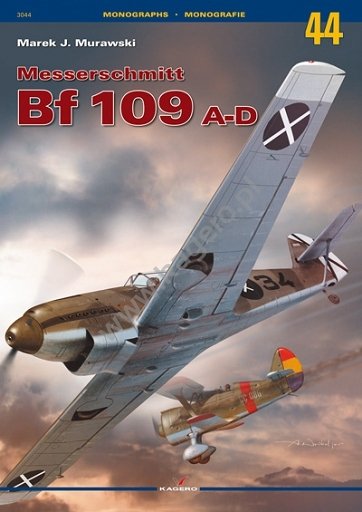 Kagero 3044 Messerschmitt Bf 109 AD (EN)