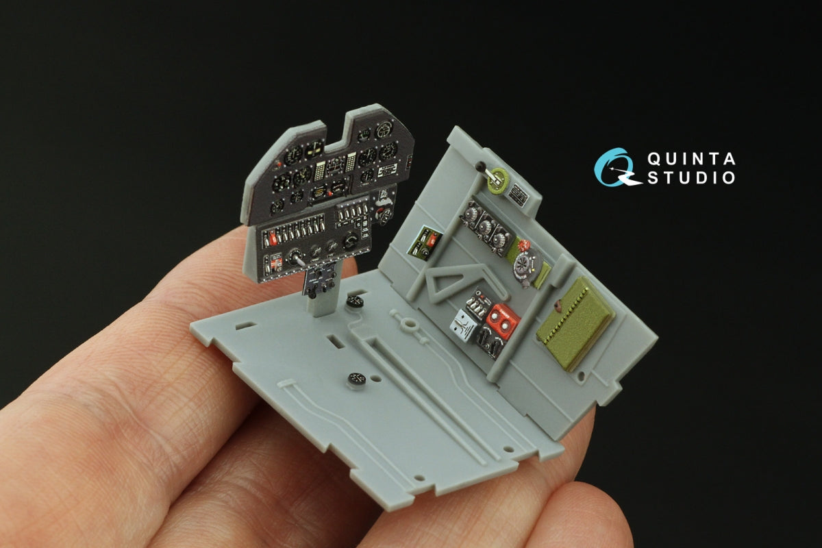 Quinta Studio QD32162 P-40N Warhawk 3D-Printed &amp;amp; coloured Interior on decal paper (Trumpeter) 1/32 – zdjęcie 9