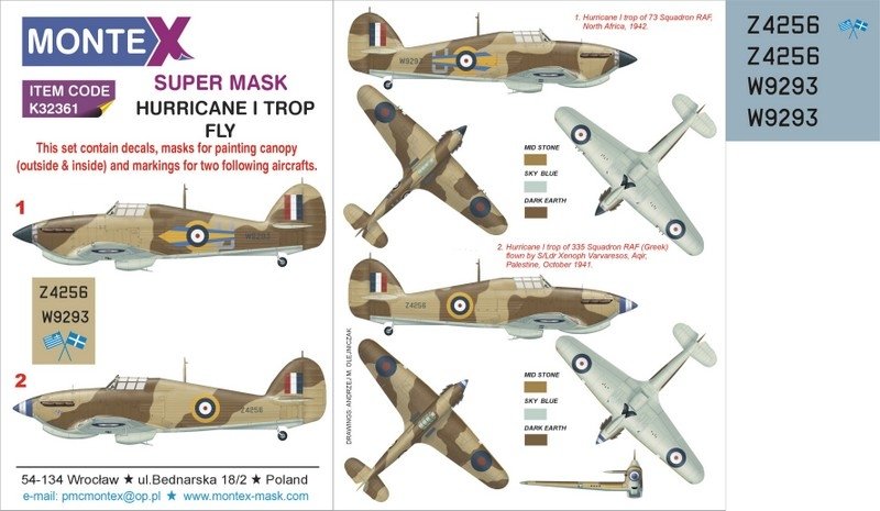 Montex K32361 OURAGAN ET TROP 1/32