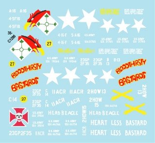 Star Decals 35-C1286 Big Guns in Vietnam 3 1/35 – Bild 3