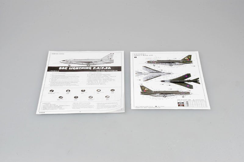 Trumpeter 01654 BAC Lightning F.6/F.2A 1/72 – obrázek 2