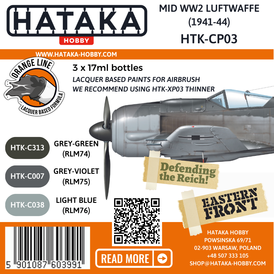 Hataka Hobby HTK-CP03 Mid WW2 Luftwaffe (1941-44) – obrázek 2