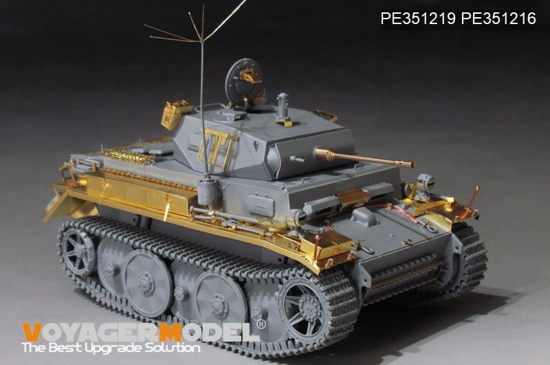 Voyager modèle PE351219 WWII allemand PzKpfw.II.Ausf.L Luch version tardive de base (pour Border BT-018) 1/35 – image 4
