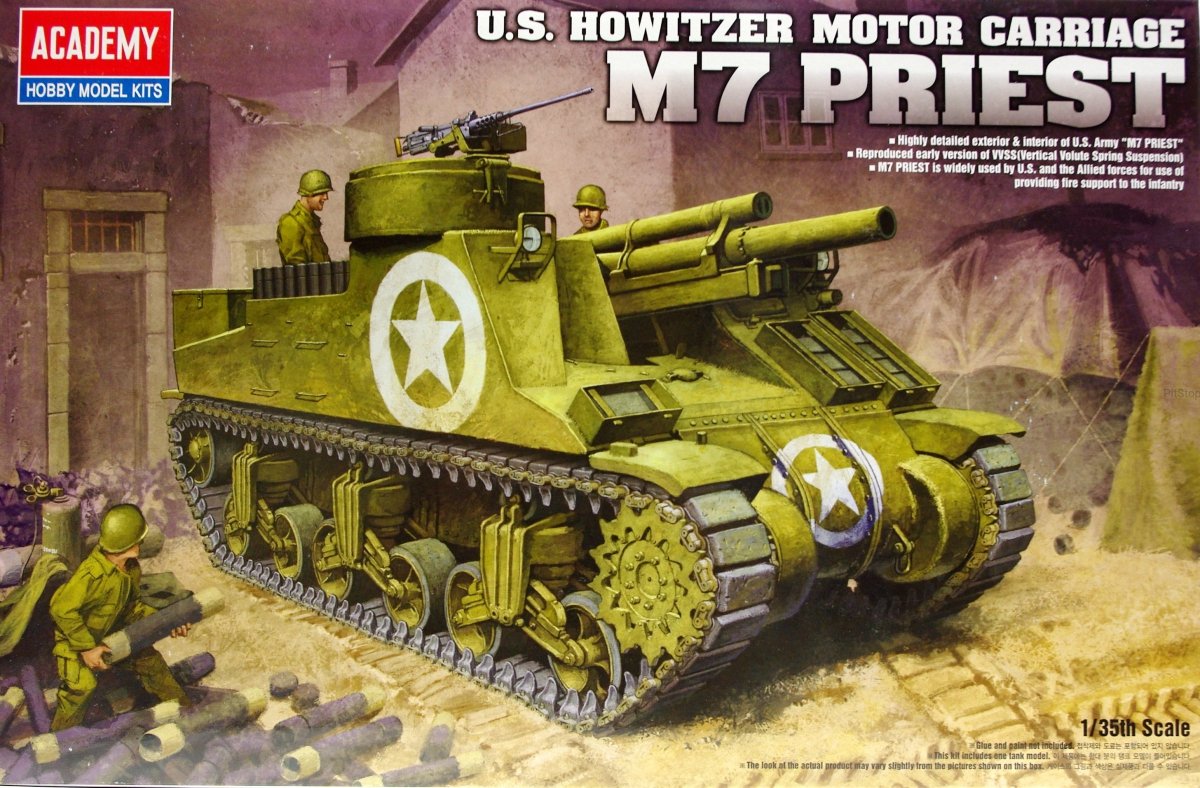 Academy 13210 M7 PRIEST US HOWITZER MOTOR CARRIAGE 1/35