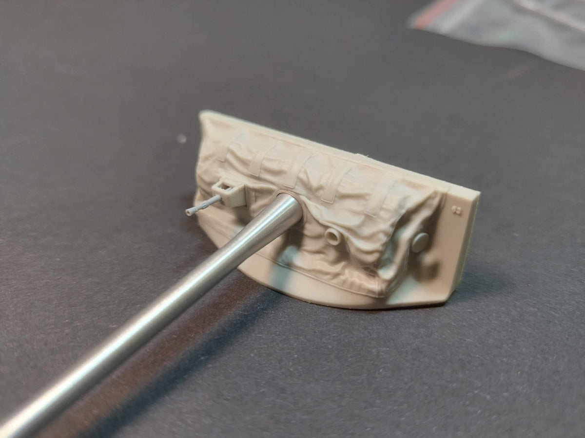 Panzer Art GB35-130 A34 “Comet” canvas mantlet with 77mm OQF Gun (WWII early pattern) 1/35 – Bild 3