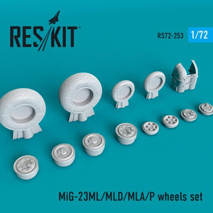 RESKIT RS72-0253 MiG-23(ML/MLD/MLA/P) wheels set 1/72