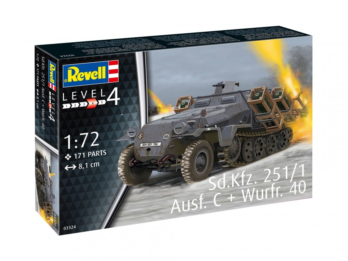 Revell 03324 Sd.Kfz. 251/1 Ausf. C+Wurfr. 4 1/72