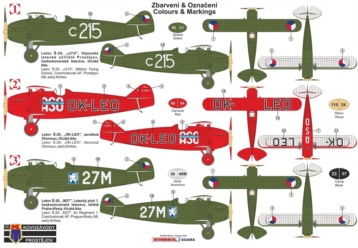 Kovozavody Prostejov KPM0195 Letov Š-20 1/72 – Bild 2