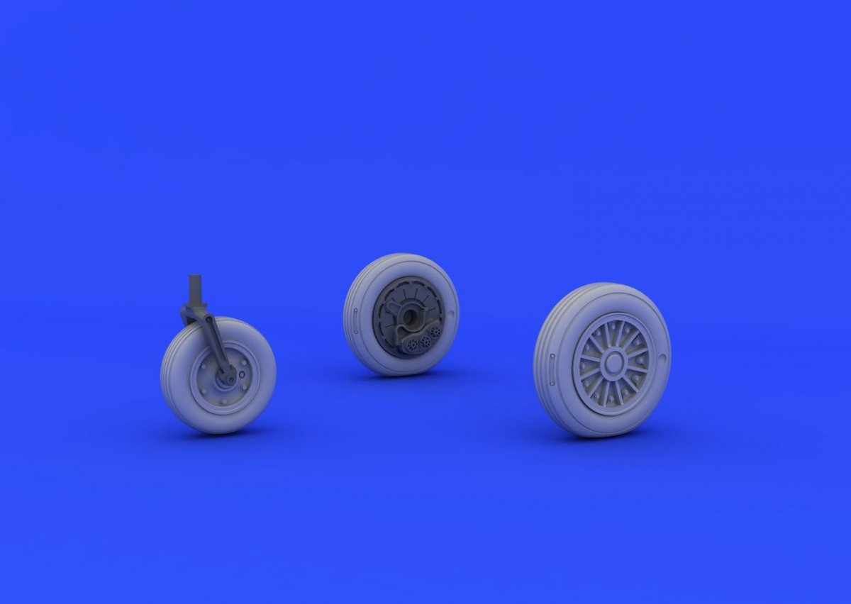 Eduard 648213 A-4E wheels early 1/48 (EDUARD, HASEGAWA) – Bild 2