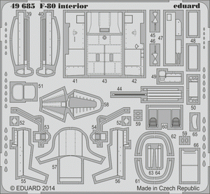 Eduard 49685 F-80 interior SA HOBBY BOSS 1/48 – image 2