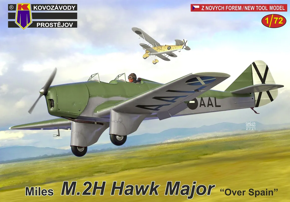 Kovozavody Prostejov KPM0282 Miles M.2H Hawk Major “Over Spain” 1/72