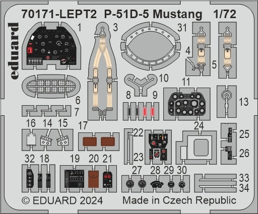 Eduard 70171 P-51D-5 Mustang - The ProfiPACK Edition 1/72 – Bild 7