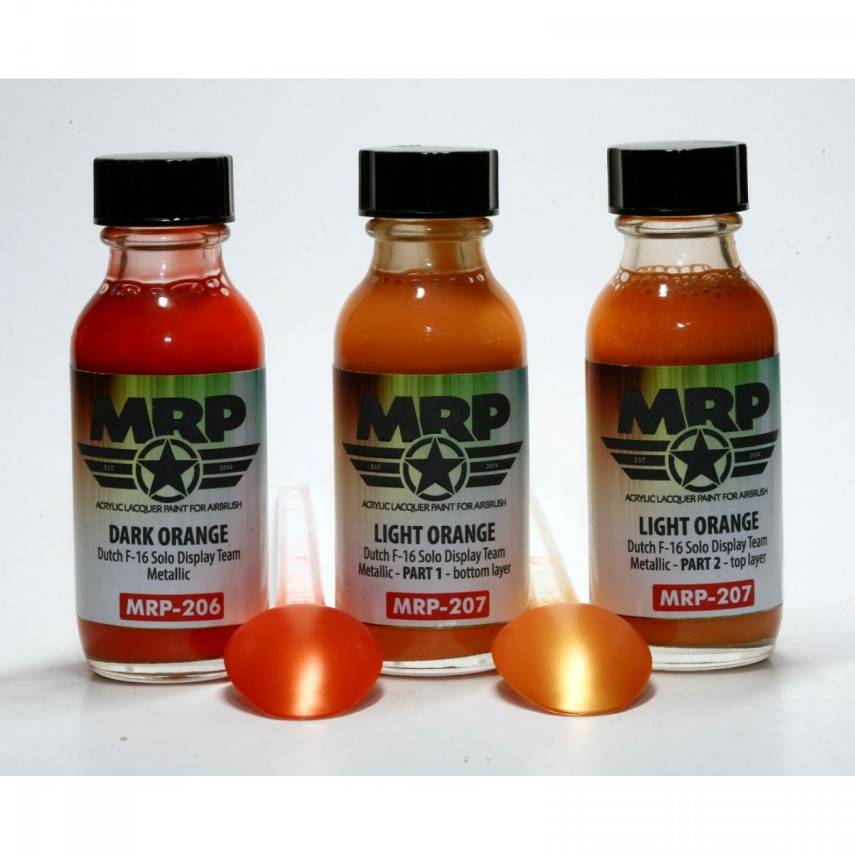 MR. Paint MRP-207 LIGHT ORANGE F-16 2x30ml – immagine 4