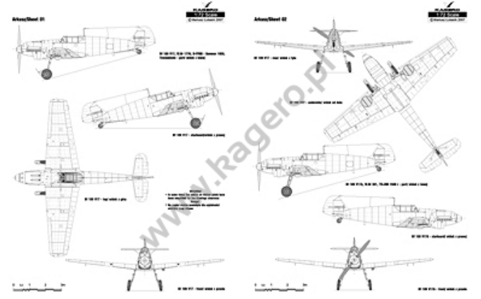 Kagero 7096 Messerschmitt Bf 109 T EN/PL – Bild 2