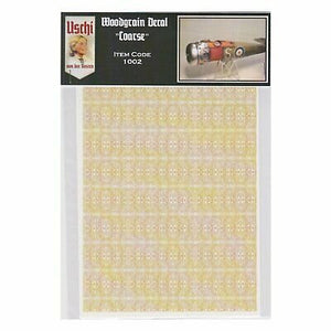 Uschi 1002 Woodgrain Decal Aircraft &amp;quot;Coarse&amp;quot; 1/72