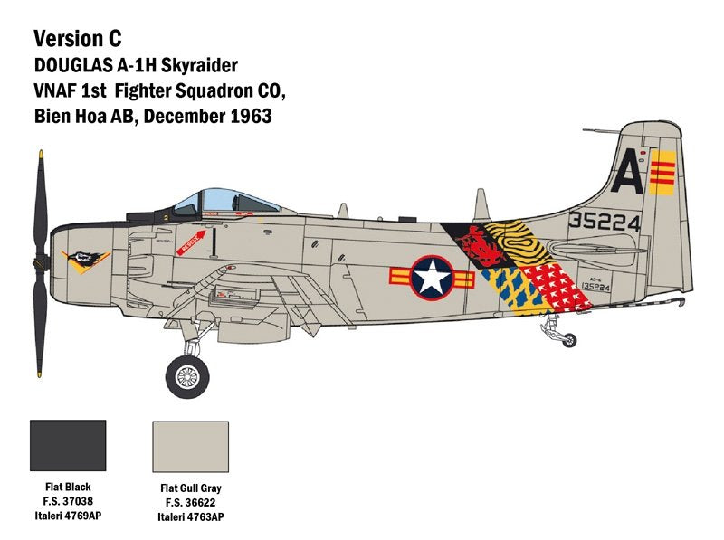 Italeri 2788 Douglas A-1H Skyraider 1/48 – Bild 4