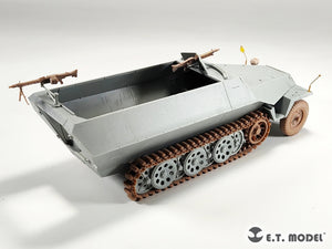 ET Model P35-406 WWII German Sd.kfz.251/Sd.kfz.11 Track links &amp;amp; Sprockets Late 3d Printed 1/35 – Bild 8