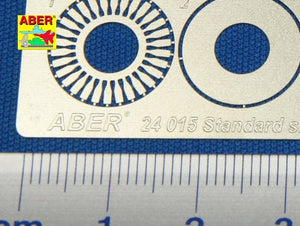 Aber 24015 Standard slotted discs brakes dia. 14mm 1/24 – immagine 3