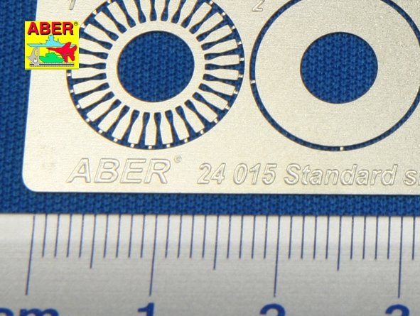 Aber 24015 Standard slotted discs brakes dia. 14mm 1/24 – immagine 3