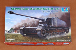 Trumpeter 00350 German 12.8cm Selbstfahrlafette L/6 Sturer Emil 1/35 – image 2