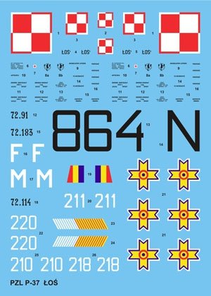 Techmod 48066 - PZL-37 Moose (1/48)